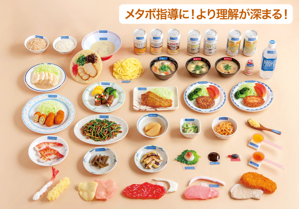 メタボ撃退! ポイント指導フードモデル(40種)