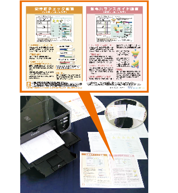 食育SATシステム 解説付き専用出力用紙